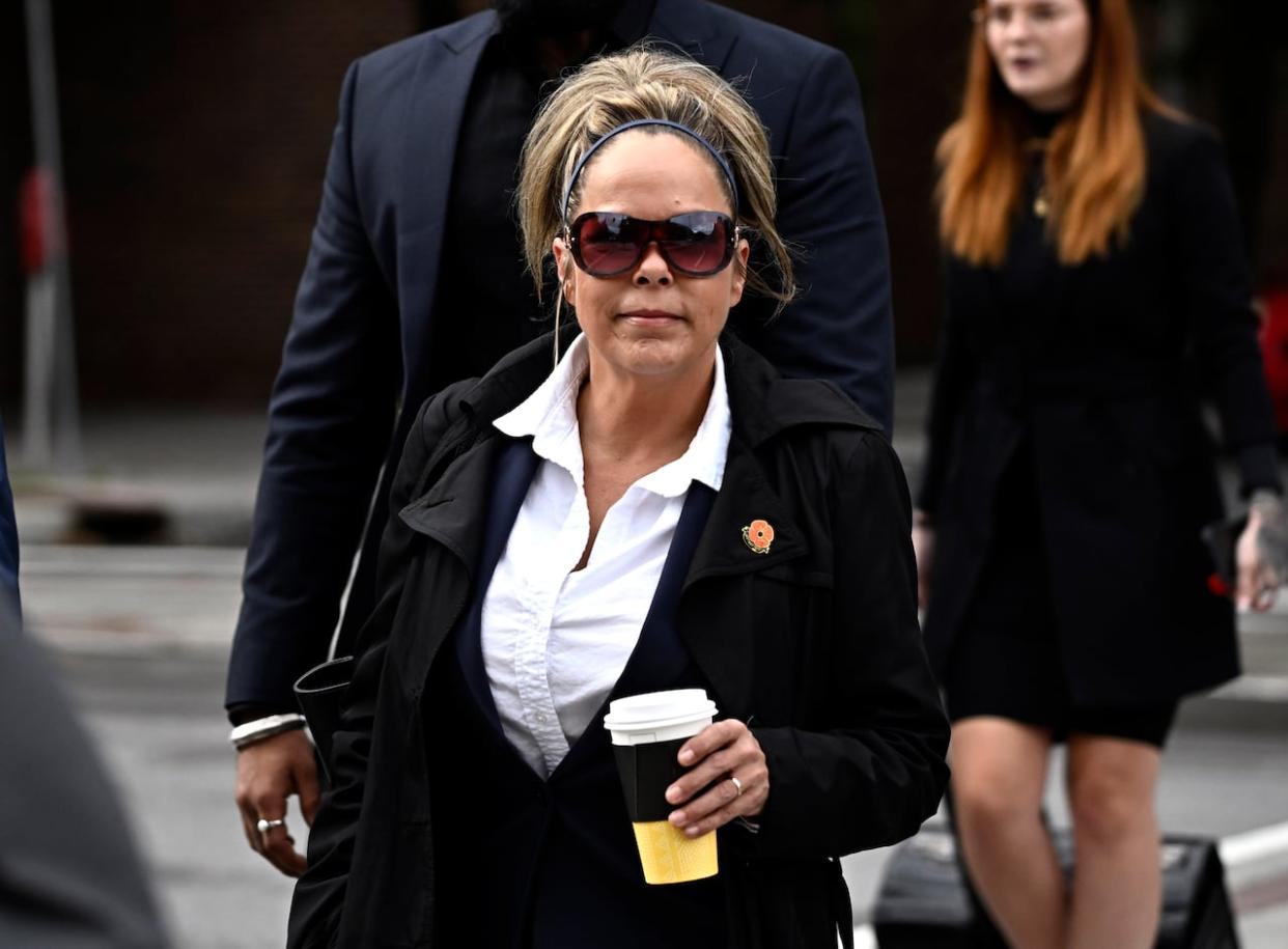 Tamara Lich arrives for her trial at the Ottawa Courthouse last month. (Justin Tang/The Canadian Press - image credit)