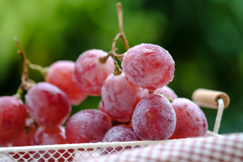 frozen grapes