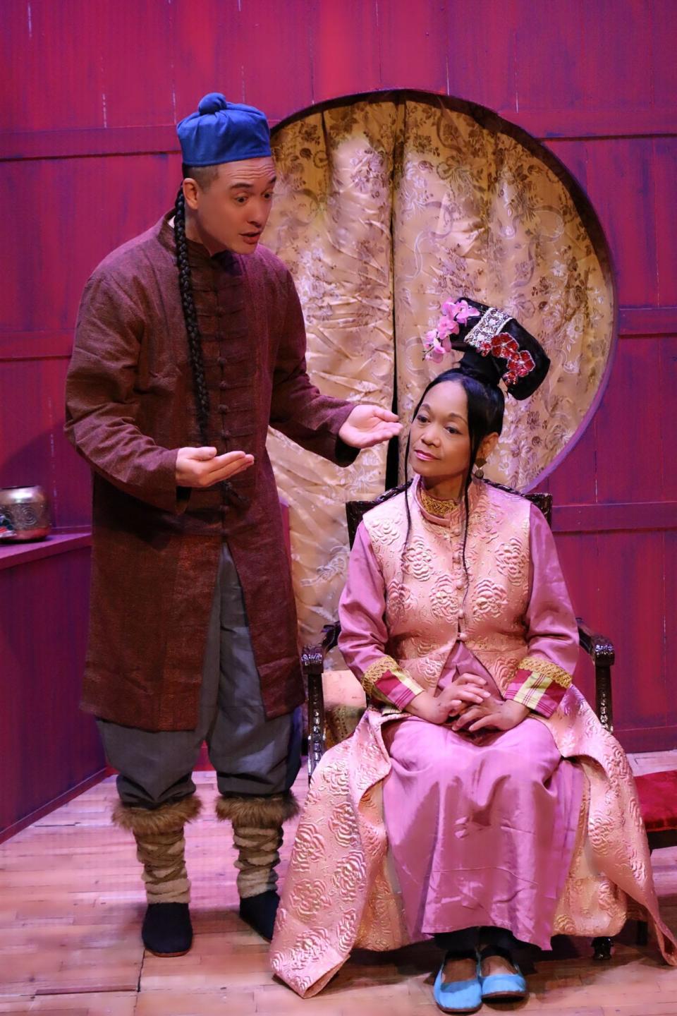 Chad Hsu and Mirla Criste star in "The Chinese Lady" at Thalian Hall's studio theater, June 8-18.
