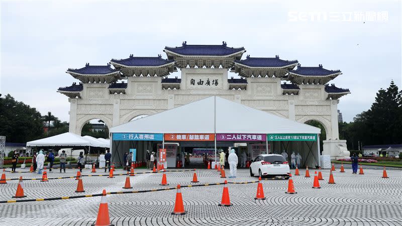 中正紀念堂「車來速」6月9日起停止服務。（圖／記者邱榮吉／攝影）