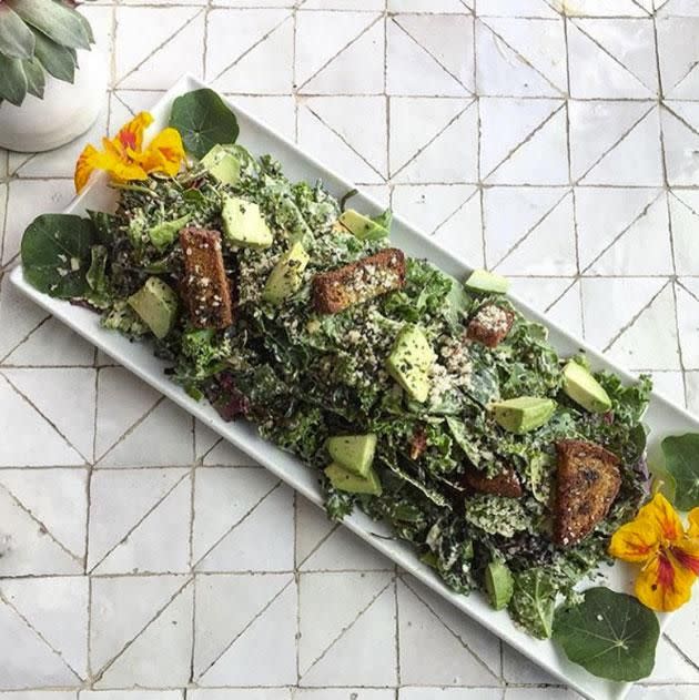 A dish served at Cafe Gratitude. Photo: Instagram