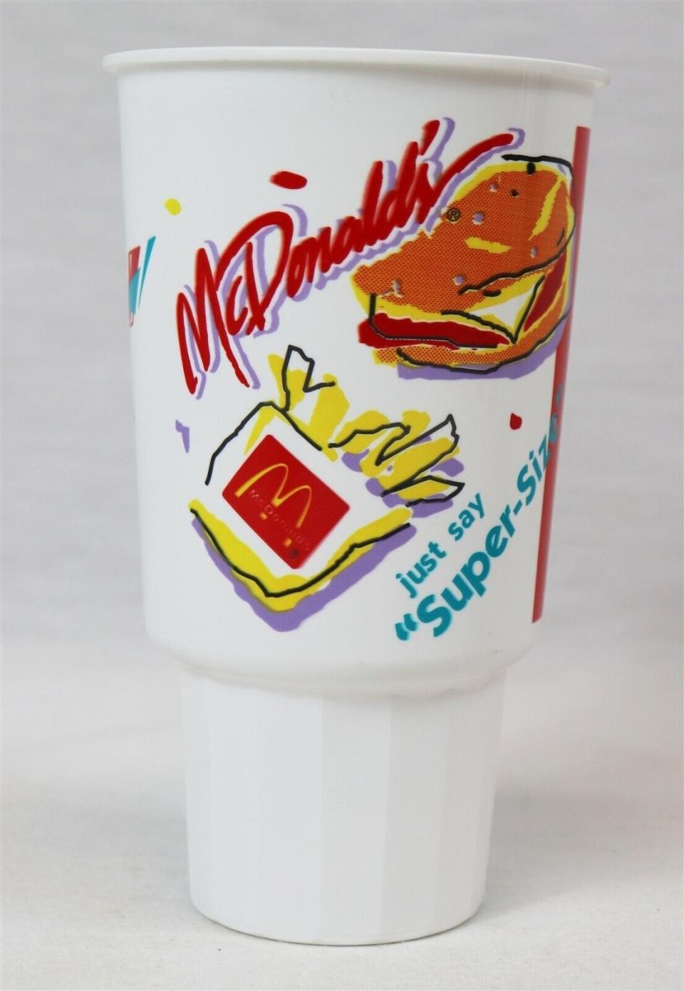 McDonald's Super-Size cup