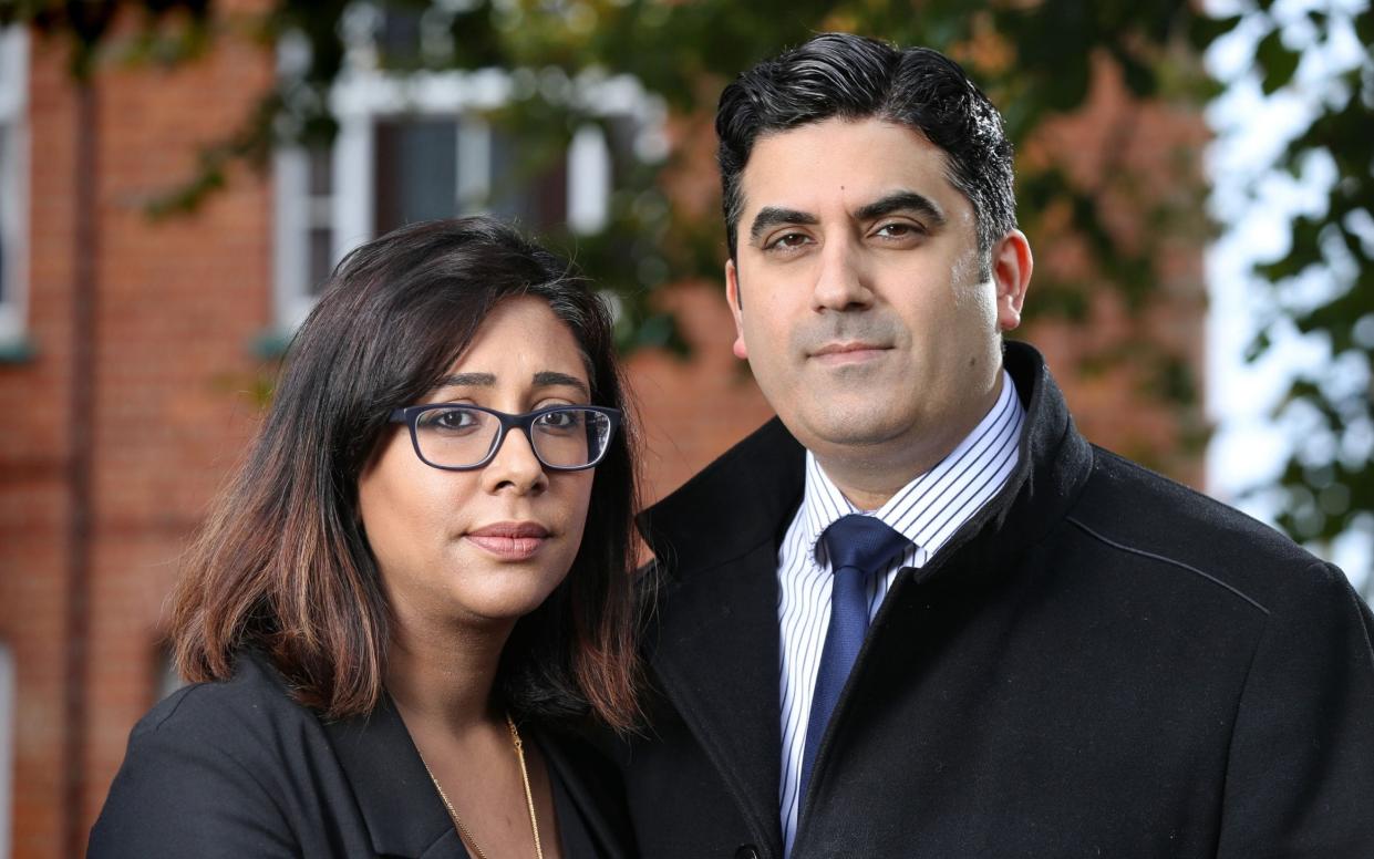 Meera and Gilesh Naran - Lorne Campbell for The Telegraph