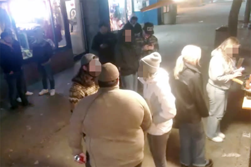 A video still appears to show two of the Idaho victims at a food truck before the incident. (GrubTruckers)