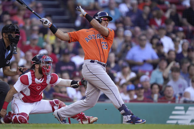 Framber Valdez helps Astros to 7-4 win over Red Sox and first