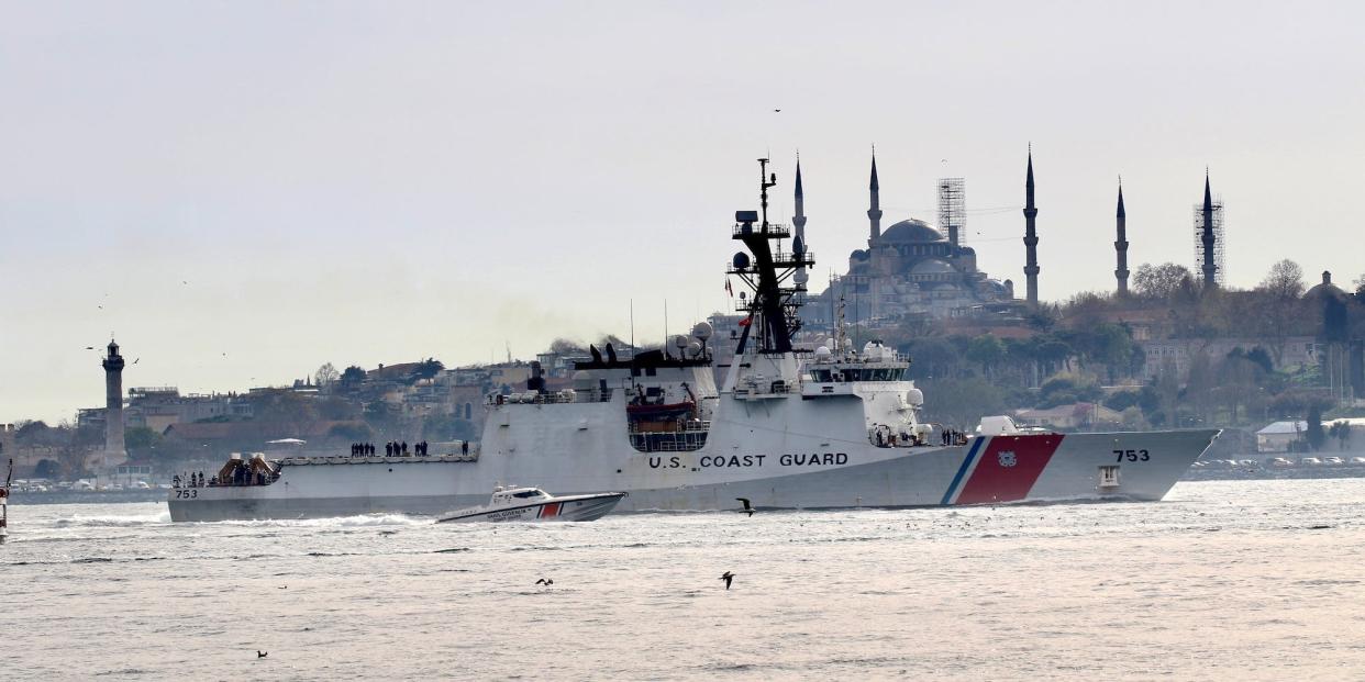Coast Guard Hamilton Bosphorus Turkey Black Sea