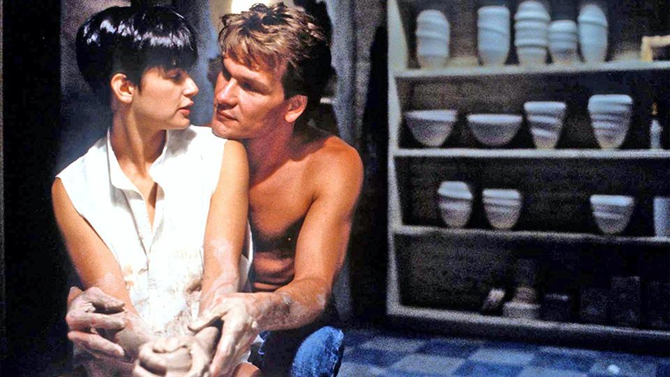 Demi Moore and Patrick Swayze in Ghost