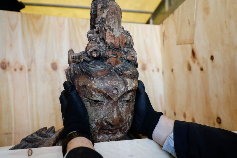 Rare 12th century Buddha statue on auction