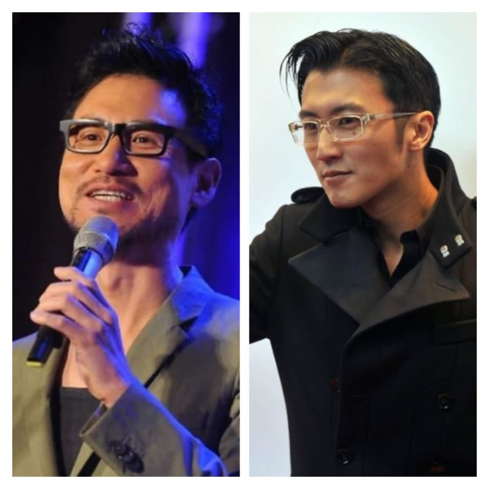 Hong Kong singer Jacky Cheung (left) will be acting alongside Nicholas Tse to help create jobs for the entertainment industry. — AFP pic