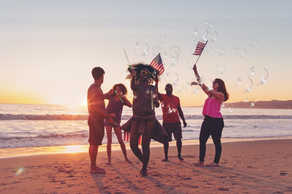 <p>What’s not to love about the 4th of July? In addition to celebrating our nation’s independence, it’s a time for festive beach picnics, lively pool parties, indulgent <a href="https://www.goodhousekeeping.com/food-recipes/g413/great-grilling-recipes/" rel="nofollow noopener" target="_blank" data-ylk="slk:barbecues;elm:context_link;itc:0;sec:content-canvas" class="link ">barbecues</a>, <a href="https://www.goodhousekeeping.com/holidays/g36685493/fireworks-near-me/" rel="nofollow noopener" target="_blank" data-ylk="slk:wow-worthy fireworks;elm:context_link;itc:0;sec:content-canvas" class="link ">wow-worthy fireworks</a> and just plain fun over a long holiday weekend under the mid-summer sun. </p><p>If you’re planning a <a href="https://www.goodhousekeeping.com/4th-of-july-ideas/" rel="nofollow noopener" target="_blank" data-ylk="slk:4th of July party;elm:context_link;itc:0;sec:content-canvas" class="link ">4th of July party</a> this year (or even just going for a drive with the stereo blasting), these are the songs you need to add to your playlist right now. Our list of the best <strong>4th of July songs</strong> includes some patriotic classics that never get old: Think Bruce Springsteen’s “Born in the U.S.A.,” Don McLean’s “American Pie” and Lenny Kravitz’s “American Woman.”</p><p>Our picks for the Independence Day playlist also include regional odes like The Mamas and the Papas’ haunting “California Dreamin’” and John Denver’s love story to West Virginia, “Take Me Home, Country Roads.” Plus, we added some more cerebral picks to round out your playlist, including Childish Gambino’s powerful critique of the nation’s systemic flaws, “This Is America.” </p><p>Looking for more holiday inspiration? Check out our guide to the best <a href="https://www.goodhousekeeping.com/life/entertainment/g27656502/4th-of-july-movies/" rel="nofollow noopener" target="_blank" data-ylk="slk:4th of July movies;elm:context_link;itc:0;sec:content-canvas" class="link ">4th of July movies</a>, <a href="https://www.goodhousekeeping.com/holidays/g22022801/4th-of-july-trivia/" rel="nofollow noopener" target="_blank" data-ylk="slk:4th of July trivia;elm:context_link;itc:0;sec:content-canvas" class="link ">4th of July trivia</a> to share with friends and family at the barbecue and our roundup of the best <a href="https://www.goodhousekeeping.com/holidays/g4395/fourth-of-july-quotes/" rel="nofollow noopener" target="_blank" data-ylk="slk:4th of July quotes;elm:context_link;itc:0;sec:content-canvas" class="link ">4th of July quotes</a> for your social media shoutout (or just a jolt of tear-jerking patriotism). And don’t miss our <a href="https://www.goodhousekeeping.com/food-recipes/g4316/fourth-of-july-drinks/" rel="nofollow noopener" target="_blank" data-ylk="slk:4th of July drinks;elm:context_link;itc:0;sec:content-canvas" class="link ">4th of July drinks</a>, <a href="https://www.goodhousekeeping.com/holidays/g1748/red-white-blue-july-fourth-desserts/" rel="nofollow noopener" target="_blank" data-ylk="slk:dessert ideas;elm:context_link;itc:0;sec:content-canvas" class="link ">dessert ideas</a> and all types of <a href="https://www.goodhousekeeping.com/holidays/g2069/4th-of-july-recipes/" rel="nofollow noopener" target="_blank" data-ylk="slk:recipes;elm:context_link;itc:0;sec:content-canvas" class="link ">recipes</a> for a mouth-watering, crowd-pleasing bash that’s right on theme.</p>