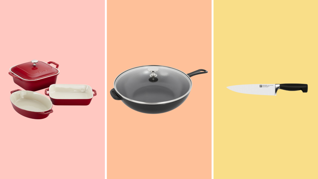 These Zwilling kitchen deals offer rare savings on must-have cooking tools from Staub, Henckels and more.