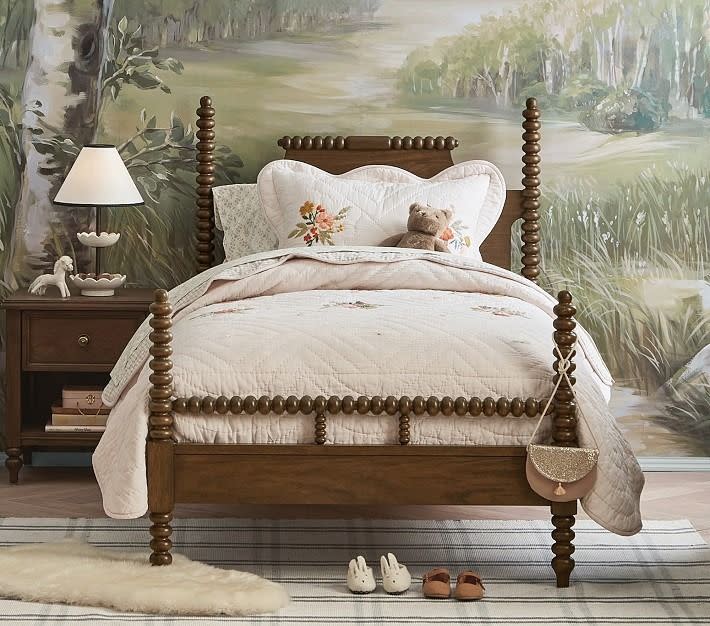 <p><a href="https://go.redirectingat.com?id=74968X1596630&url=https%3A%2F%2Fwww.potterybarnkids.com%2Fproducts%2Fchris-loves-julia-bed%2F%3Fpkey%3Dckids-beds&sref=https%3A%2F%2Fwww.bestproducts.com%2Fhome%2Fg44371964%2Fbest-beds-for-kids%2F" rel="nofollow noopener" target="_blank" data-ylk="slk:Shop Now;elm:context_link;itc:0;sec:content-canvas" class="link ">Shop Now</a></p><p>Chris Loves Julia Turned Wood Bed</p><p>Pottery Barn Kids</p><p>$899.00</p>