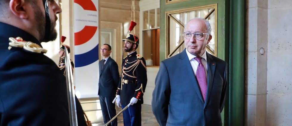 Le président du Conseil constitutionnel Laurent Fabius en juillet 2020.
