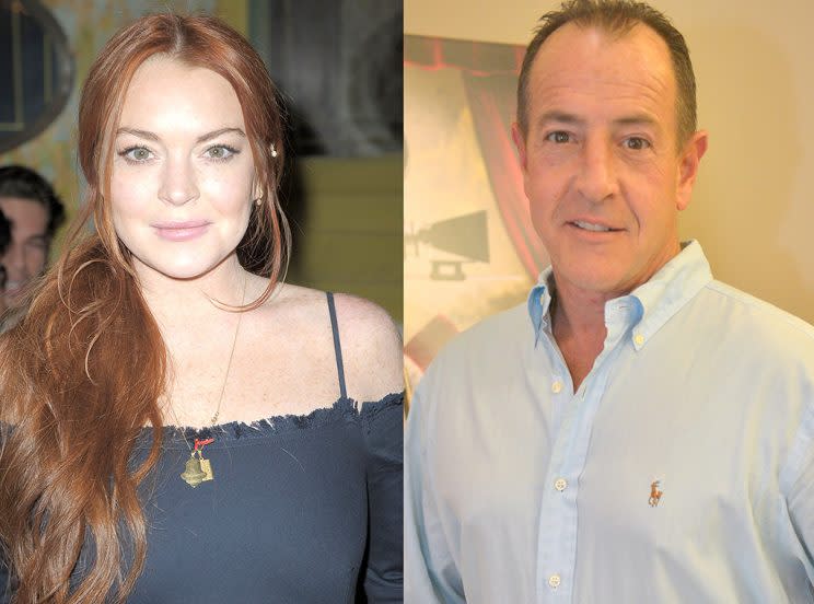 Lindsay Lohan and her dad, Michael Lohan, have had a rocky road. (Photo: Getty Images)