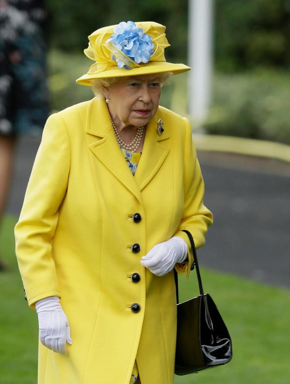 The Queen at Ascot last week (AP)