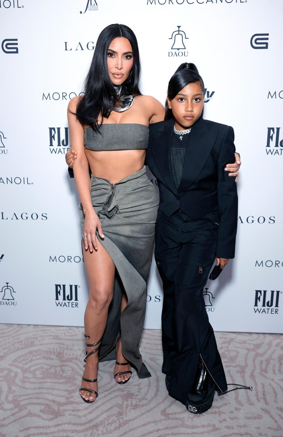 Kim Kardashian and North West