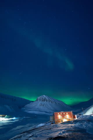 Courtesy of Cecilia Blomdahl  Svalbard at 4 p.m. in the afternoon during Polar Nights