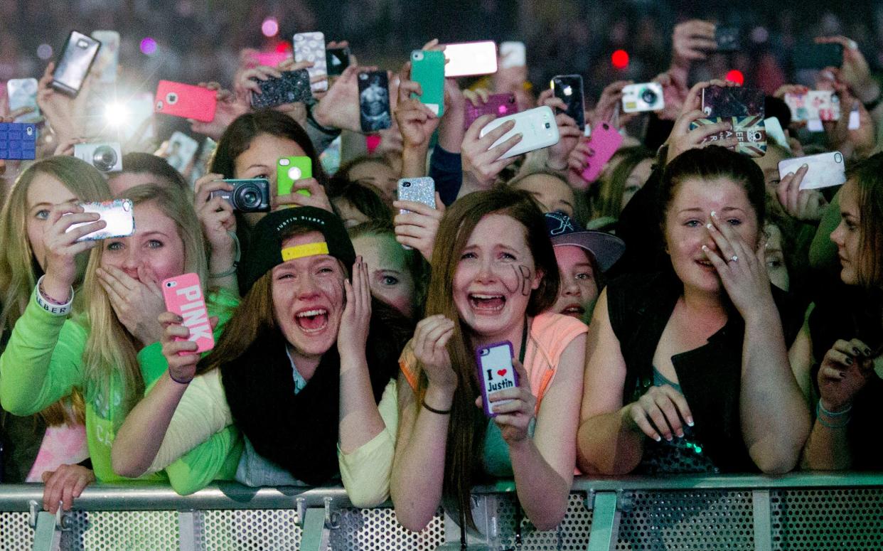 True Beliebers: Young fans at Justin Bieber's  Believe Tour