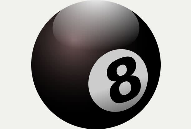 Why are people posting the 8-Ball emoji on Facebook and what does