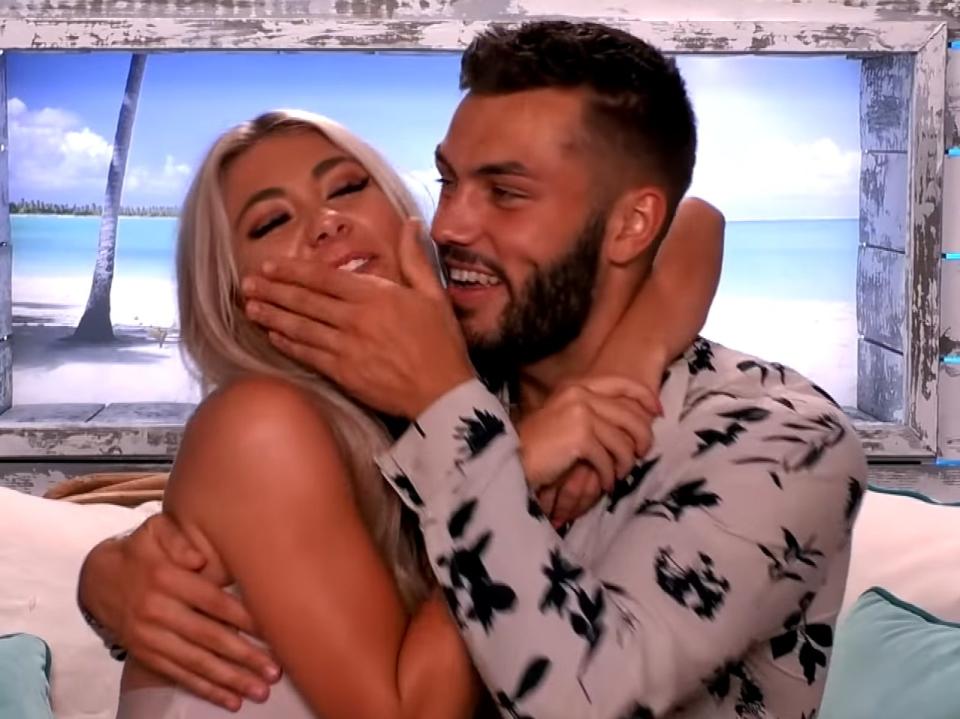 Finn and Paige on series six of ‘Love Island' (ITV)