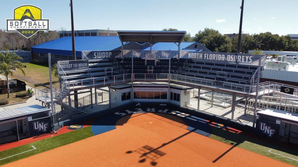 The UNF softball complex will be the primary venue for the 2022 ASUN softball championship May 10-14.