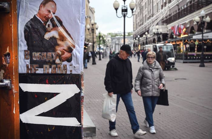 the Z on a poster in the street