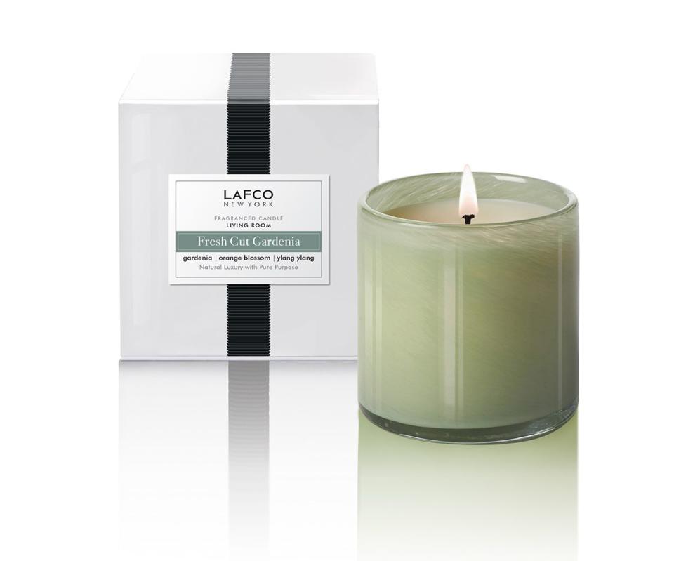 <p>So many candles are a letdown -- they seem pretty in the store just to lose their magic once they're home. </p> <p>So we tested and searched and found LAFCO's Fresh Cut Gardenia candle, which does not disappoint. Its clean scent truly mimics fresh cut flowers filling the room. </p> <p><a href="https://www.lafco.com/scented-candle/fresh-cut-gardenia-signature-scented-candle" rel="sponsored noopener" target="_blank" data-ylk="slk:LAFCO Fresh Cut Gardenia Candle, $65;elm:context_link;itc:0;sec:content-canvas" class="link ">LAFCO Fresh Cut Gardenia Candle, $65</a></p>