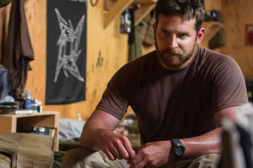 Bradley Cooper as Chris Kyle in "American Sniper"<p>Warner Bros.</p>