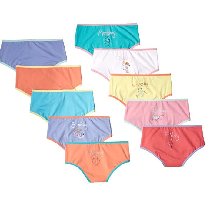 Find these <a href="https://amzn.to/30kBX3Y" target="_blank" rel="noopener noreferrer">Spotted Zebra bikini underwear</a> for $16.