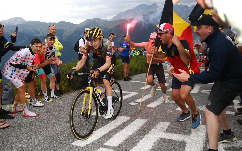 Jonas Vingegaard - tour de france 2022 stage 12 live updates results alpe d'huez - GETTY IMAGES