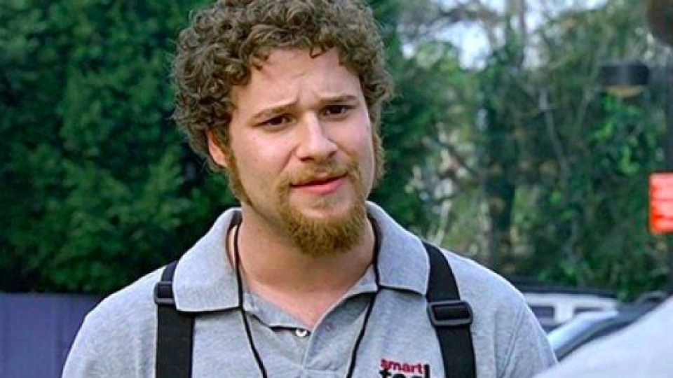 Seth Rogen in the 40-Year-Old Virgin.