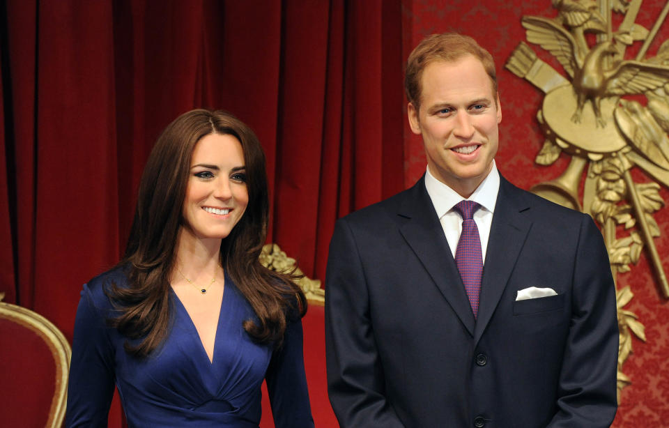 Kate Middleton and Prince William waxwork