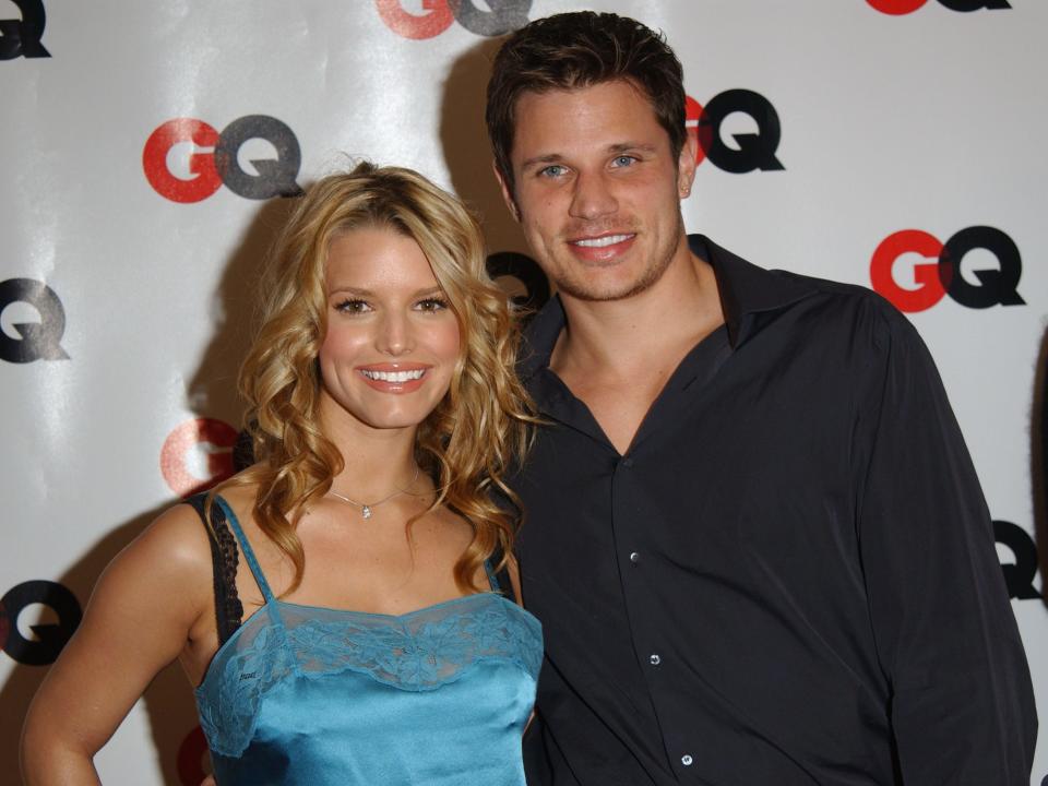 Jessica Simpson and Nick Lachey in 2003.