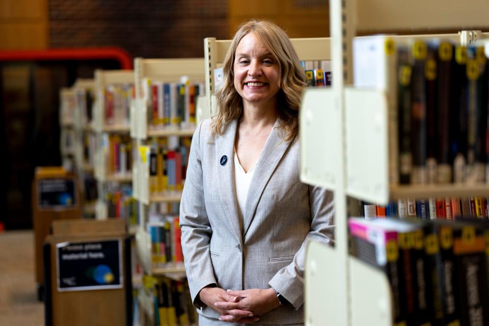 Paula Brehm-Heeger, Eva Jane Romaine Coombe Director of Cincinnati & Hamilton County Public Library, said staff don't ask visitors if they are without a home. "Some people will self-identify," she said. "If we build a relationship, they may say, 'I need help.' "