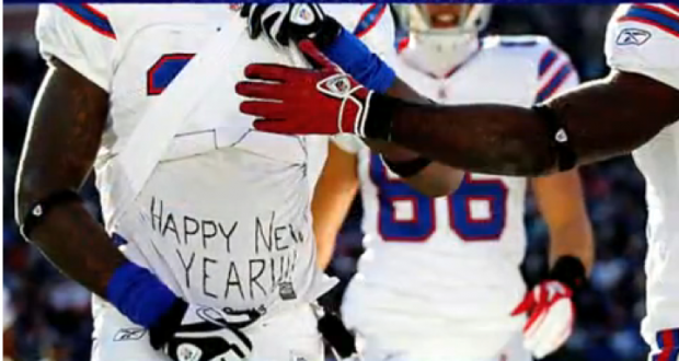 Buffalo Bills Bench Player for Pulling 'Happy New Year' Touchdown