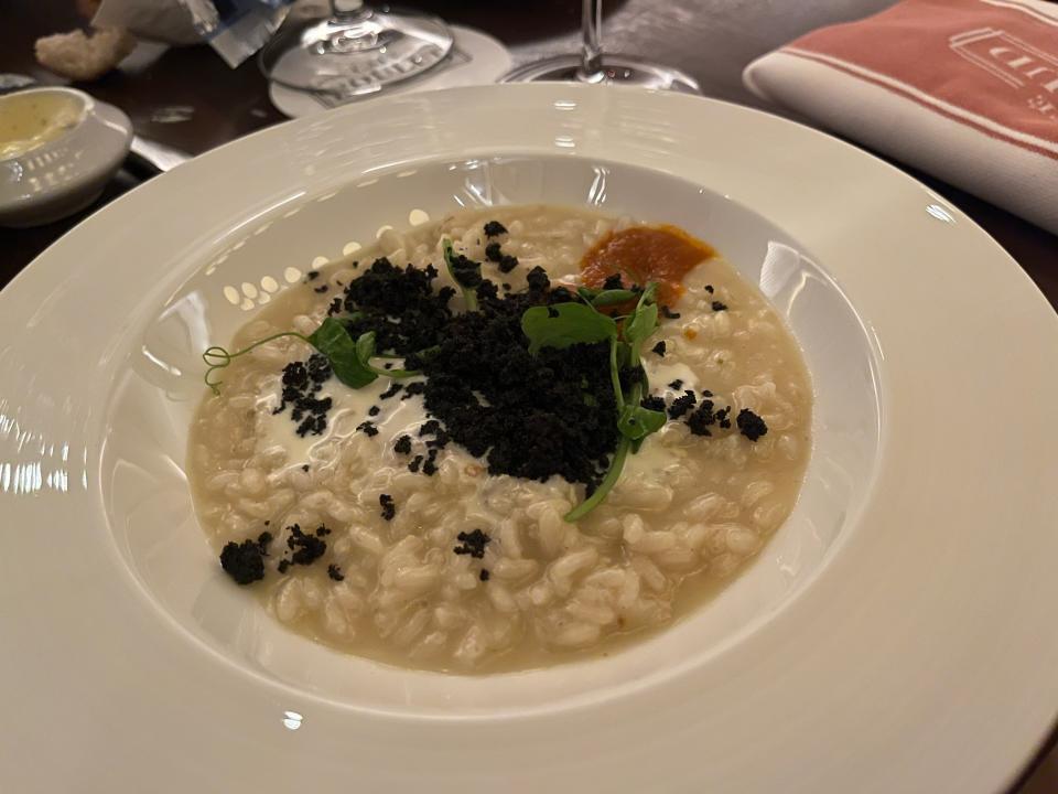 risotto in plate