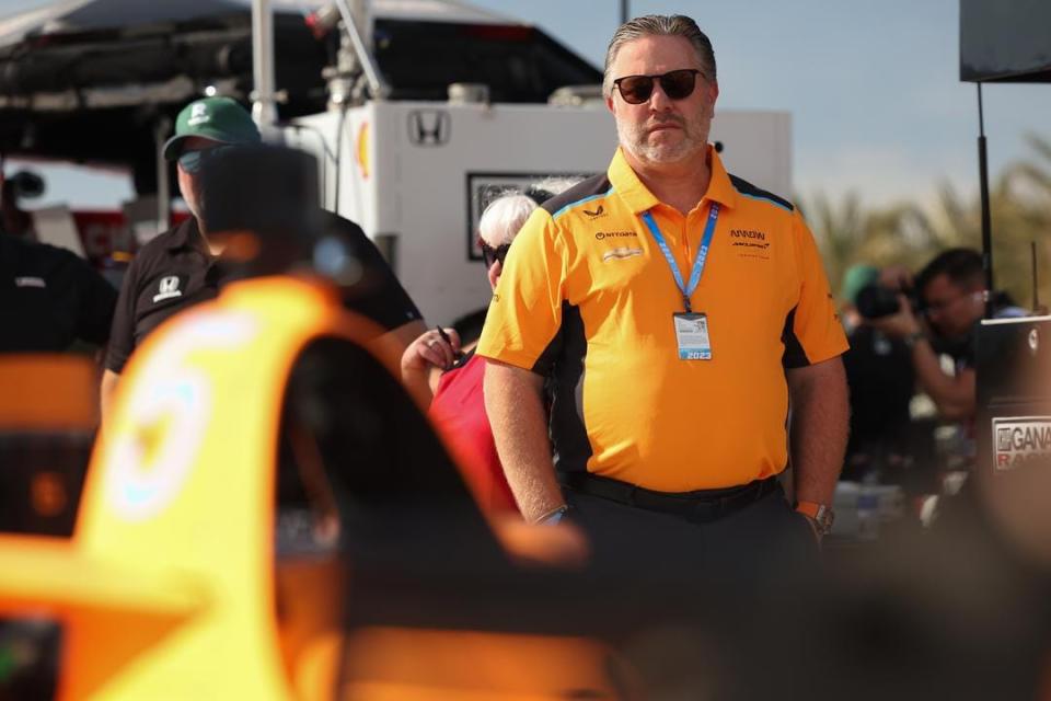 After learning of Alex Palou's intent not to race for Arrow McLaren in IndyCar in 2024 despite the sides reaching an alleged binding contract, McLaren Racing (led by pictured CEO Zak Brown) has sued Alex Palou and his racing entity ALPA Racing in U.K. Commercial Court.