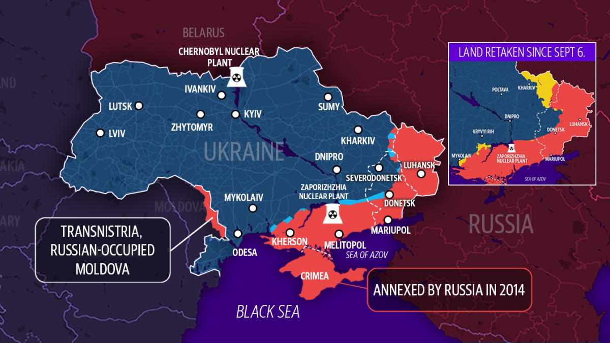 UkraineRussia war The latest maps and key developments [Video]