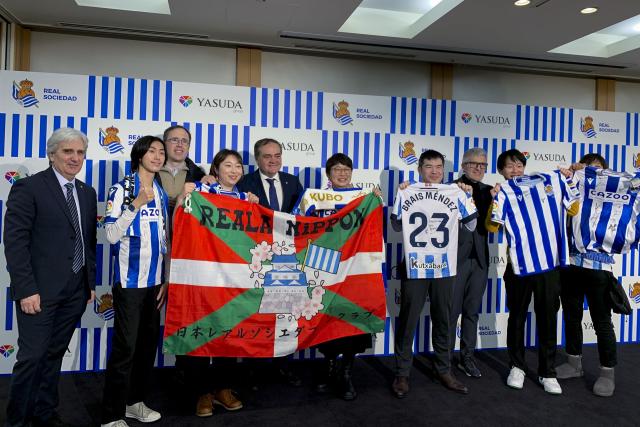 La Real Sociedad saca partido al efecto Take, la japonesa Yasuda,  patrocinador principal hasta 2026