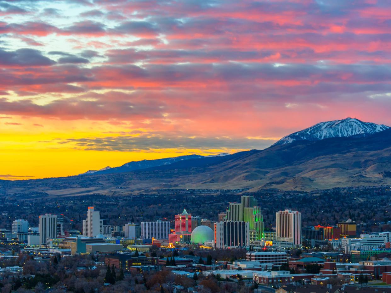 Reno at sunrise