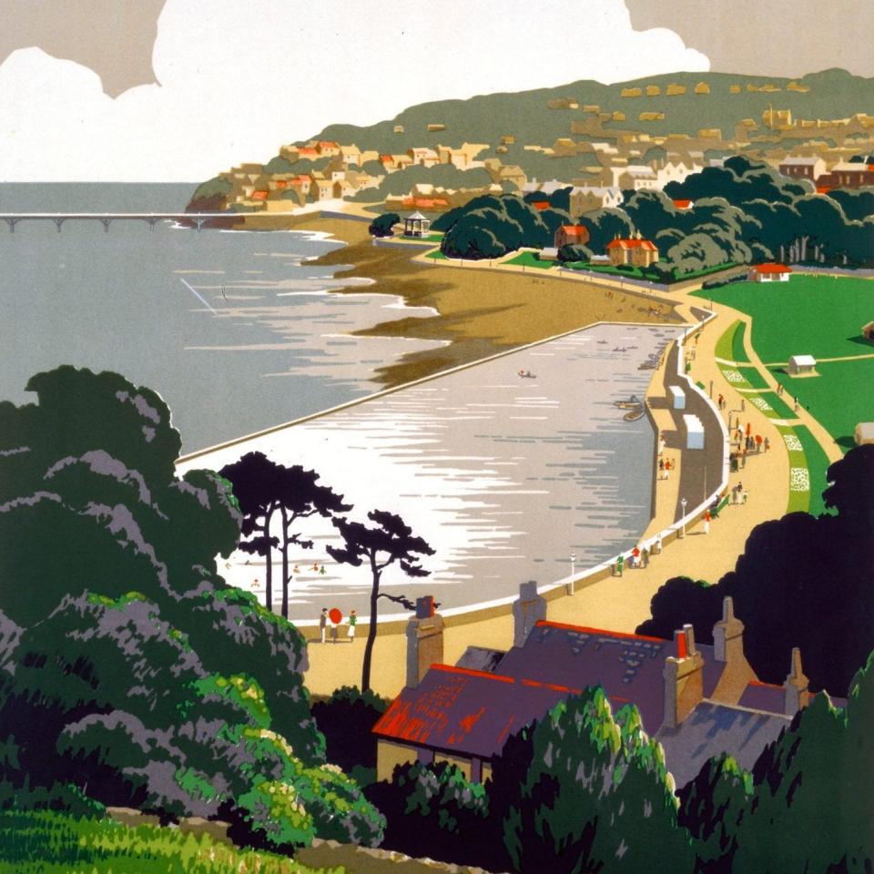 ‘The Gem of Sunny Somerset’: a Great Western Railway poster (1939) by Leonard Cusden - SSPL via Getty Images