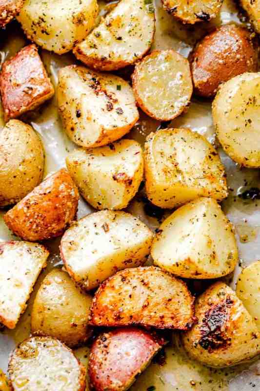 <p>Diethood</p><p>With an air fryer, creating a tasty batch of these crispy air fryer red potatoes with herb butter is wonderfully easy!</p><p><strong>Get the recipe: <a href="https://diethood.com/crispy-air-fryer-potatoes/" rel="nofollow noopener" target="_blank" data-ylk="slk:Crispy Air Fryer Red Potatoes;elm:context_link;itc:0;sec:content-canvas" class="link ">Crispy Air Fryer Red Potatoes</a></strong></p>