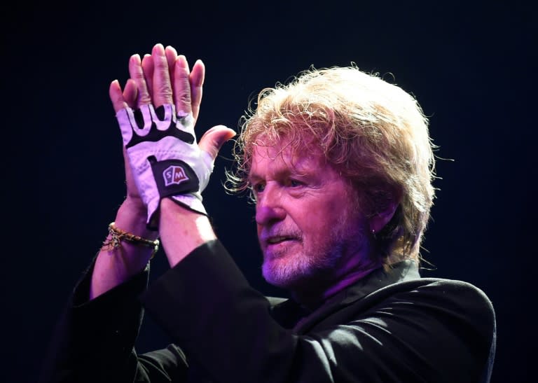 British singer Jon Anderson led Yes, which is being inducted into the Rock and Roll Hall of Fame