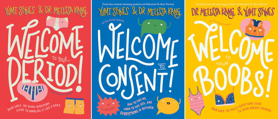 Dr Melissa Kang and Yumi Stynes' 'Welcome To' books