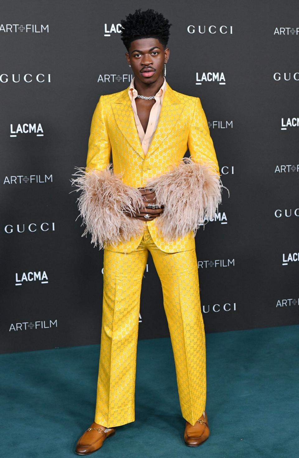 Lil Nas X attends the 10th Annual LACMA Art+Film Gala presented by Gucci at Los Angeles County Museum of Art on November 06, 2021 in Los Angeles, California