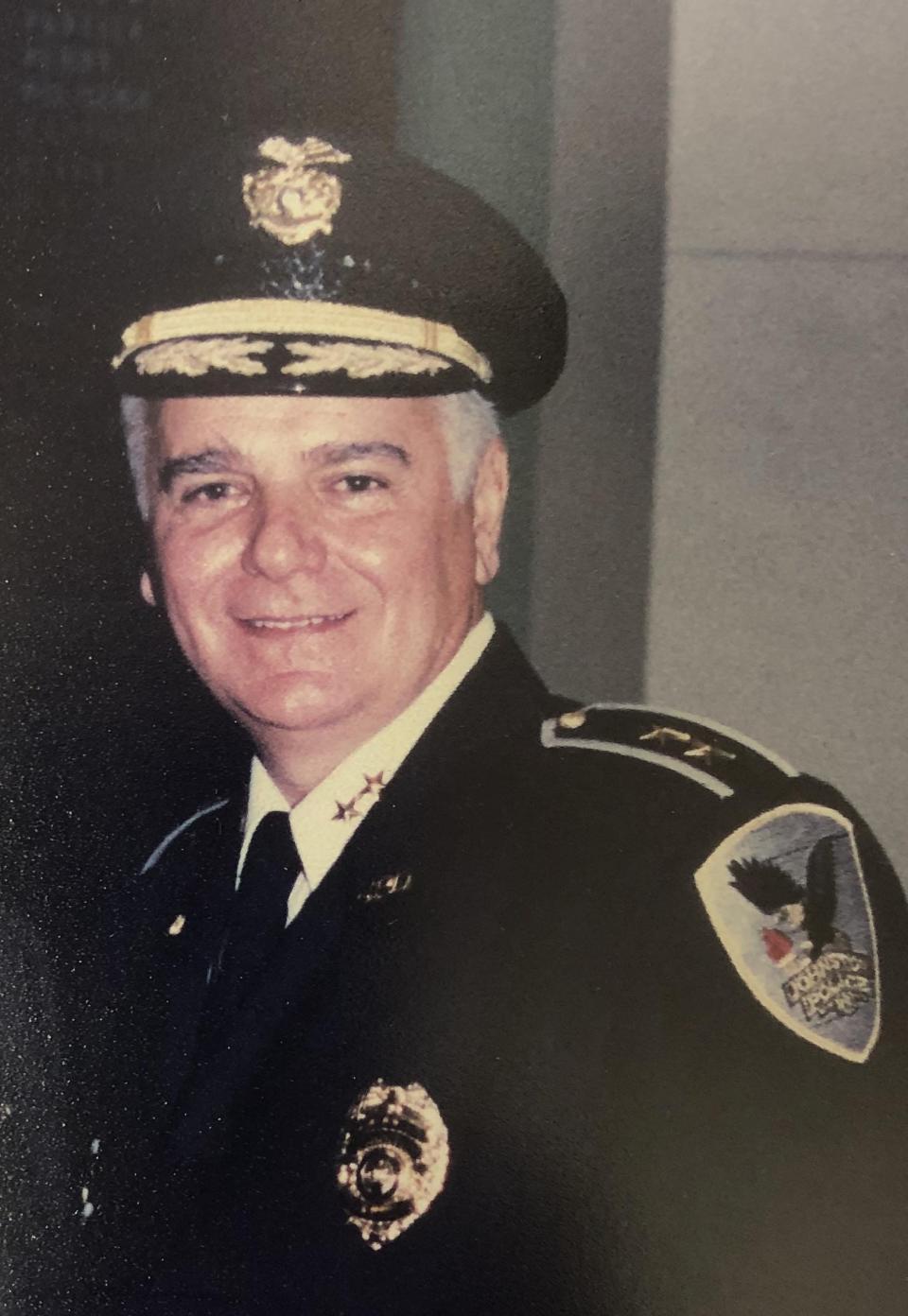 Former Johnston Police Chief Richard S. Tamburini retired in 2020.