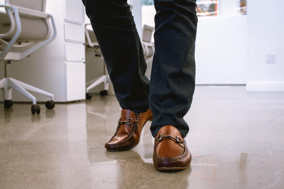 beckett simonon beaumont loafers in tan