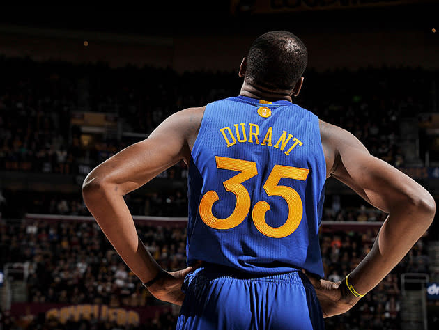 Kevin Durant wonders what could have been. (Getty Images)