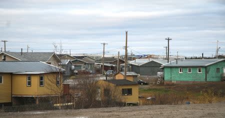 The town of Behchoko, which is mostly populated by indigenous members of the Dene Nation, is shown in this October 2, 2015 file photo. REUTERS/Chris Arsenault/Thomson Reuters Foundation/Files