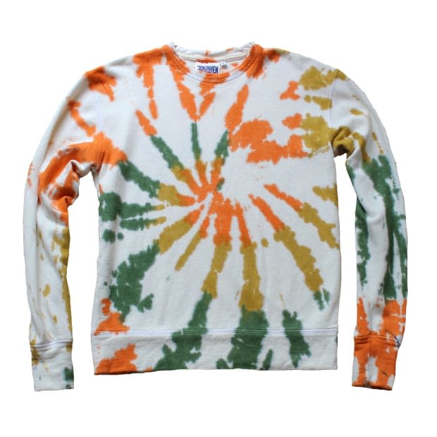 <p>Jungmaven Wave Tie Dye Tahoe Sweatshirt, $130, <a href="https://jungmaven.com/products/hemp-sweatshirt-wave-tie-dye-tahoe-men?variant=22255876833328" rel="nofollow noopener" target="_blank" data-ylk="slk:available here;elm:context_link;itc:0;sec:content-canvas" class="link ">available here</a>. </p>